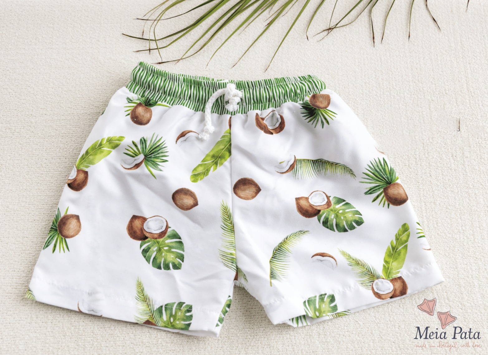 Meia Pata Boy's Coconut Trunks